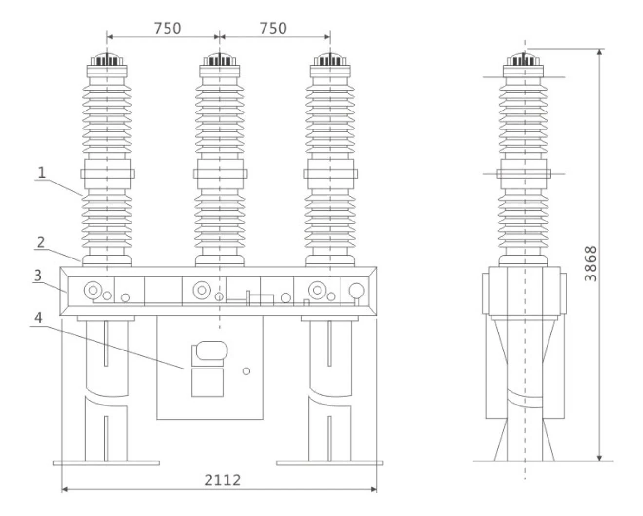 LW24-40.5 Outdoor Sulfur Hexafluoride Circuit Breaker suppliers